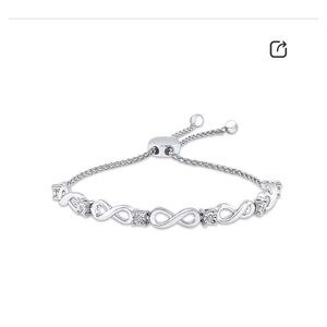 Bolo Infinity Symbols Sterling Silver 9.5"